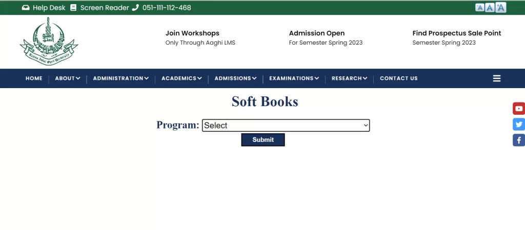 How to download AIOU soft books