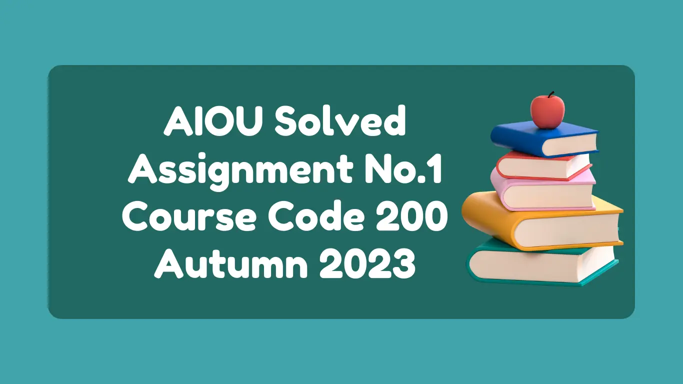 Course Code 200 Autumn 2023