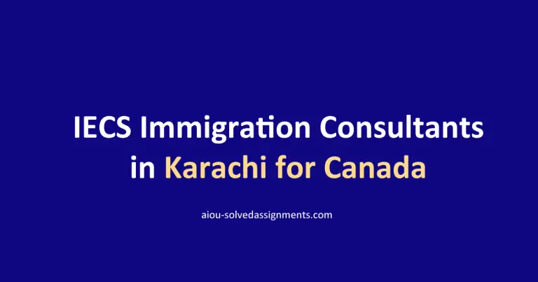 IECS Immigration Consultants in Karachi for Jobs